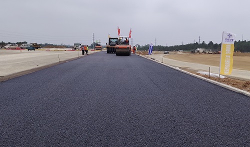 1591751173733546.jpg °²»ÕÉϺ£Æû¼ì¹ãµÂÊÔÑ鳡ÏîÄ¿Á¤ÇàÏÂÃæ²ãÊÔÑé¶Î̯ÆÌÍê³É.jpg